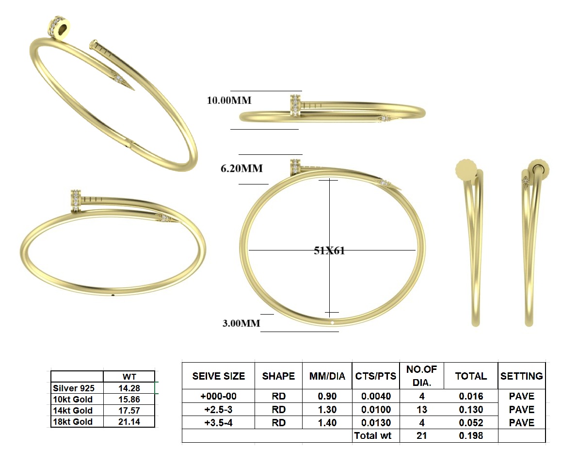 Jewelry CAD Designing